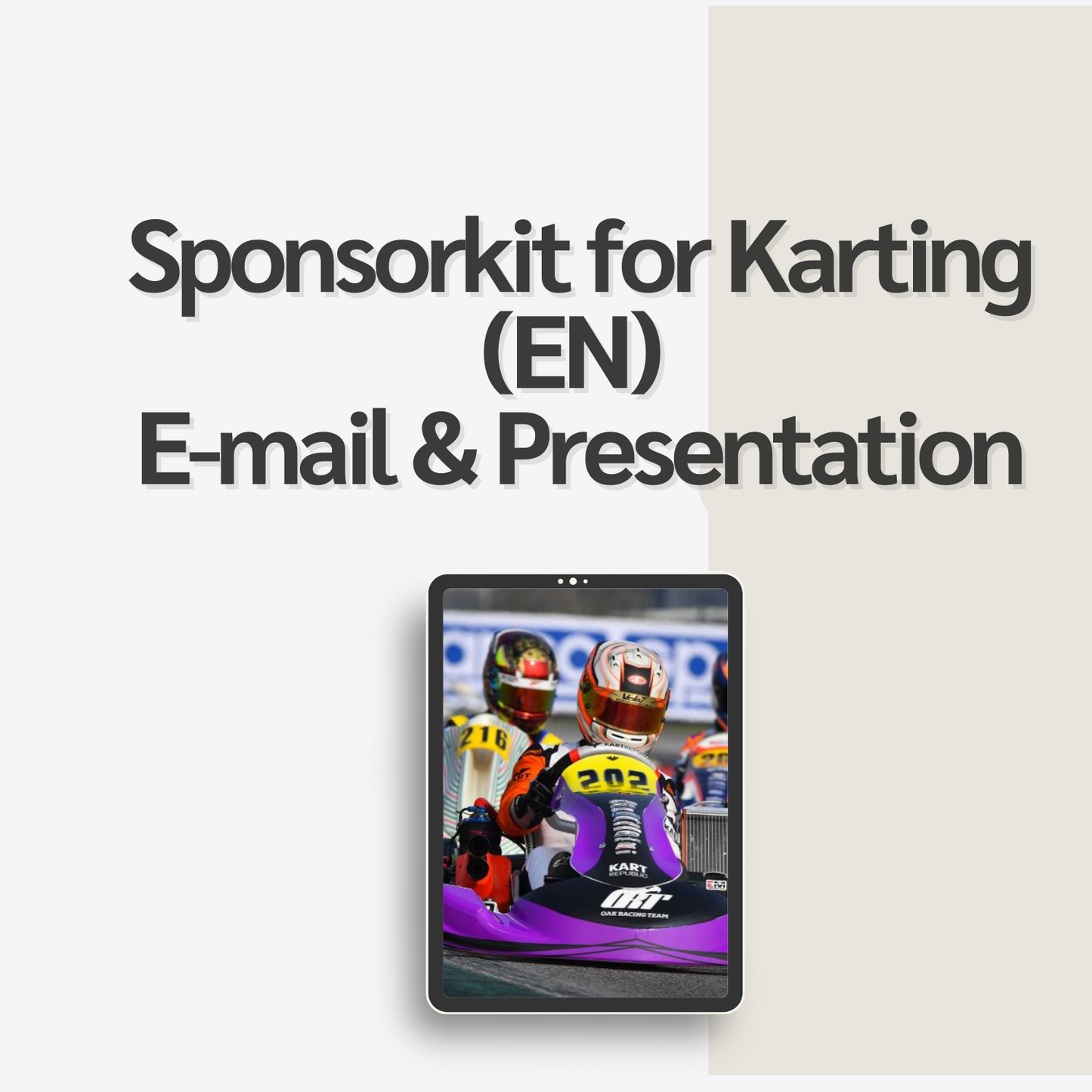 Sponsorship Kit for Karting (EN) – Email & Presentation