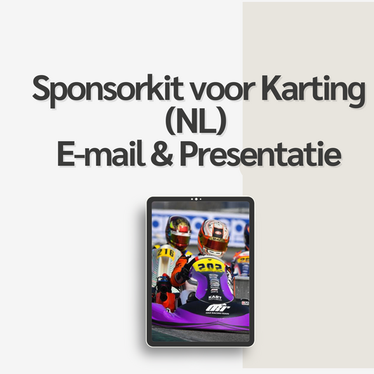 Sponsorkit voor Karting (NL) – E-mail & Presentatie